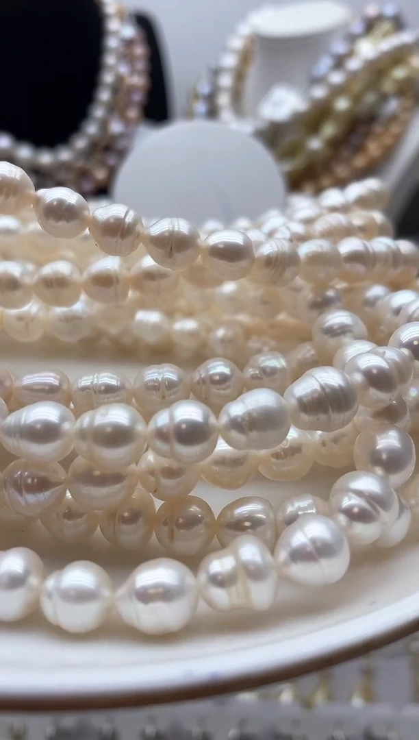 【闪购商品】淡水珍珠颈饰钛钢15