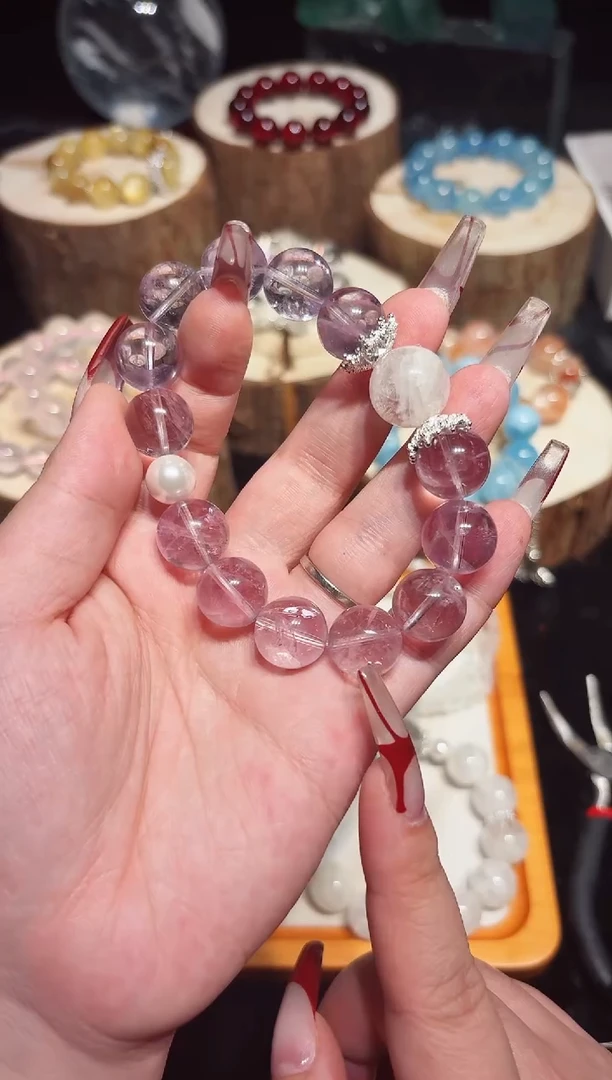 【闪购商品】水晶手链未镶嵌【西西水晶】颗颗精选 完美主义者慎入