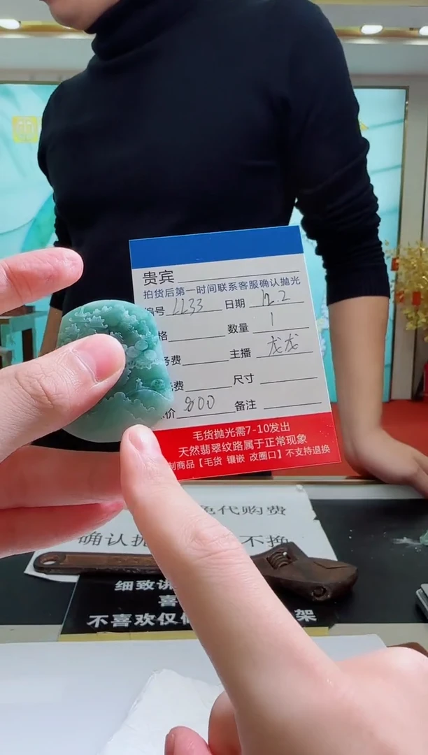 未镶嵌定制翡翠LL33翡翠吊坠-多样性发其一
