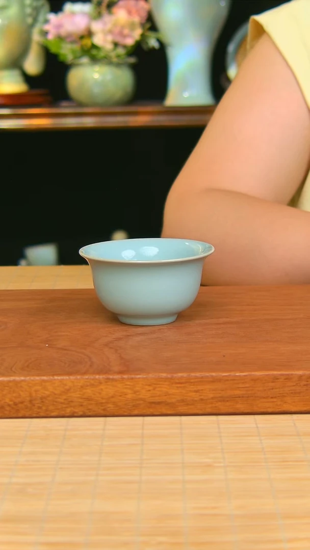 瓷片压手杯全手工一级品.....