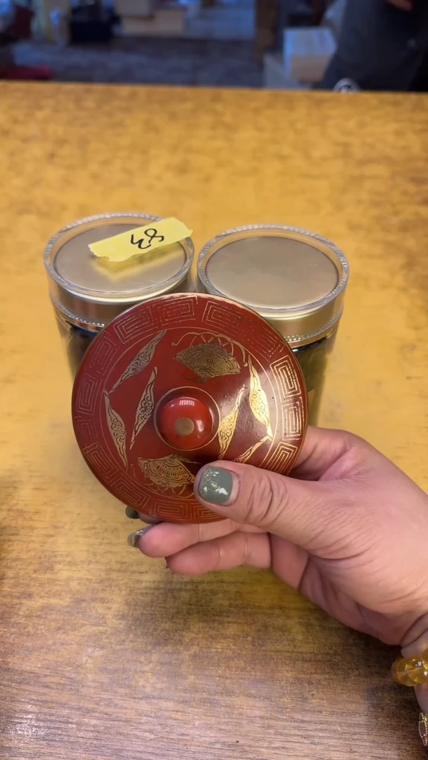 瓷器瓷器瑕疵脏旧83俩苦丁碗