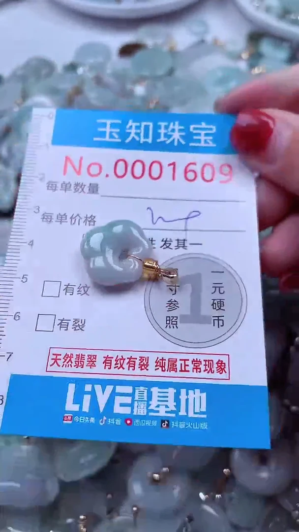吊坠(不含链)未镶嵌翡翠1609