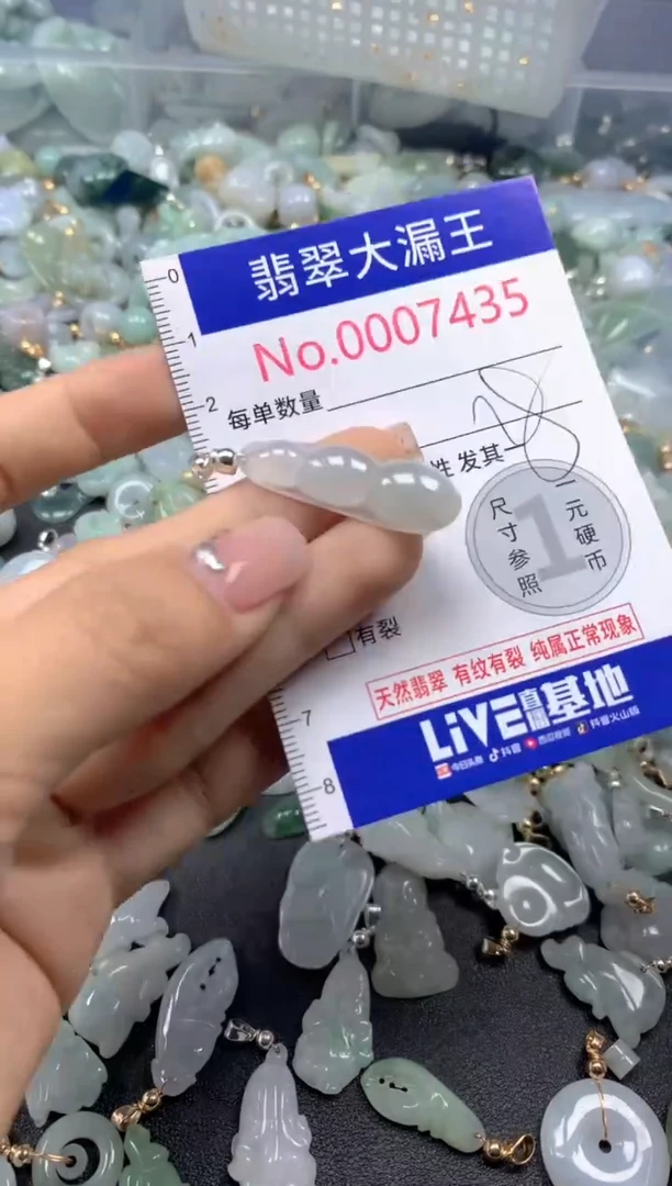 颈饰未镶嵌翡翠7435