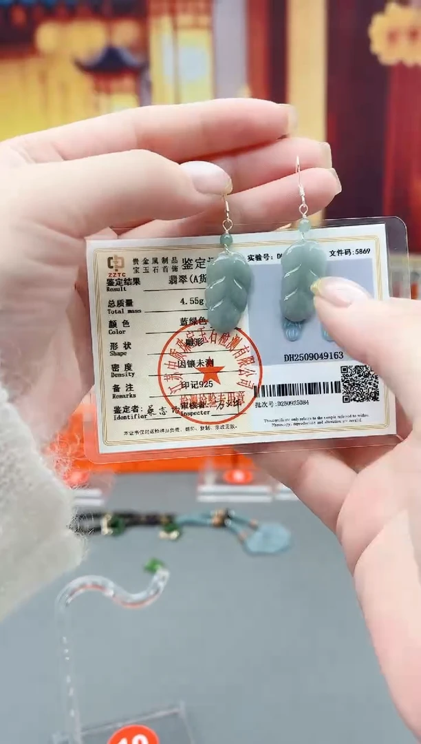 未镶嵌翡翠耳饰X30