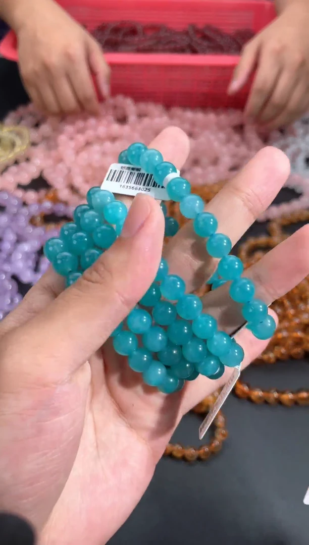 /未镶嵌天河石单圈手串8mm