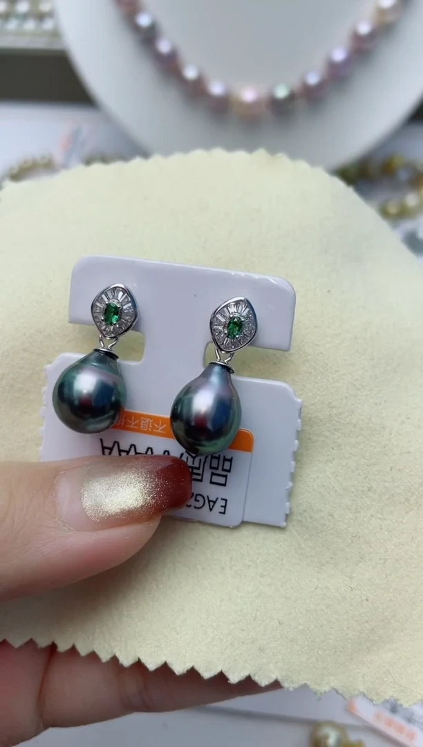 【闪购商品】海水珍珠耳饰银S925镶嵌W79