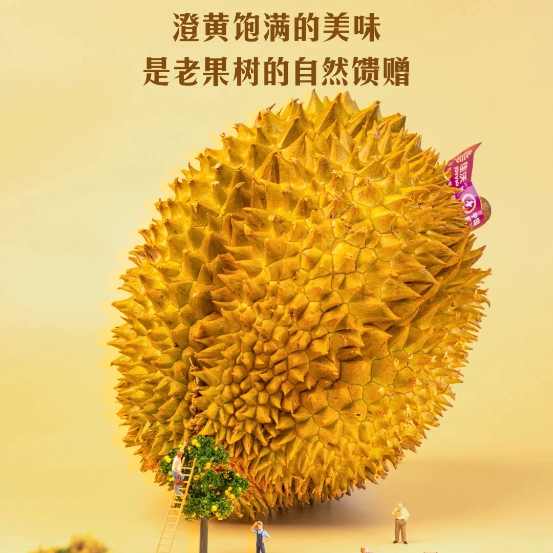 新鲜榴莲 泰国空运树熟金枕榴莲 500g 核小榴莲 一果一价金枕泰国