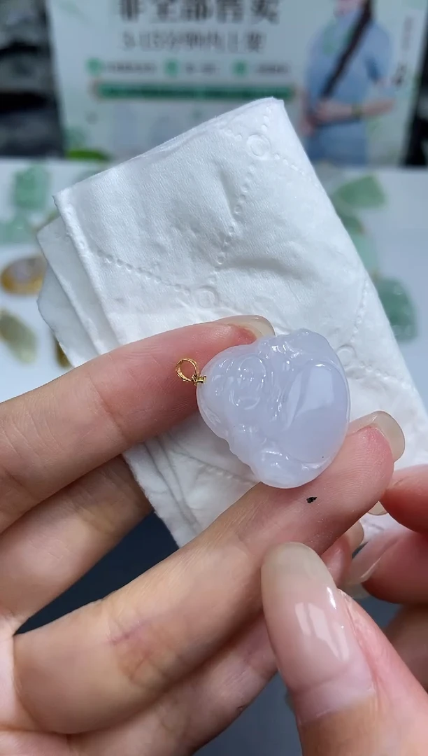 颈饰未镶嵌翡翠天然翡翠A货249