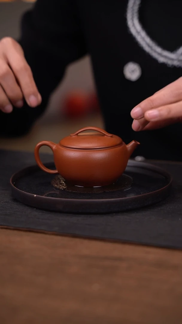 【闪购商品】紫砂茶壶云松堂 半手  云瓦