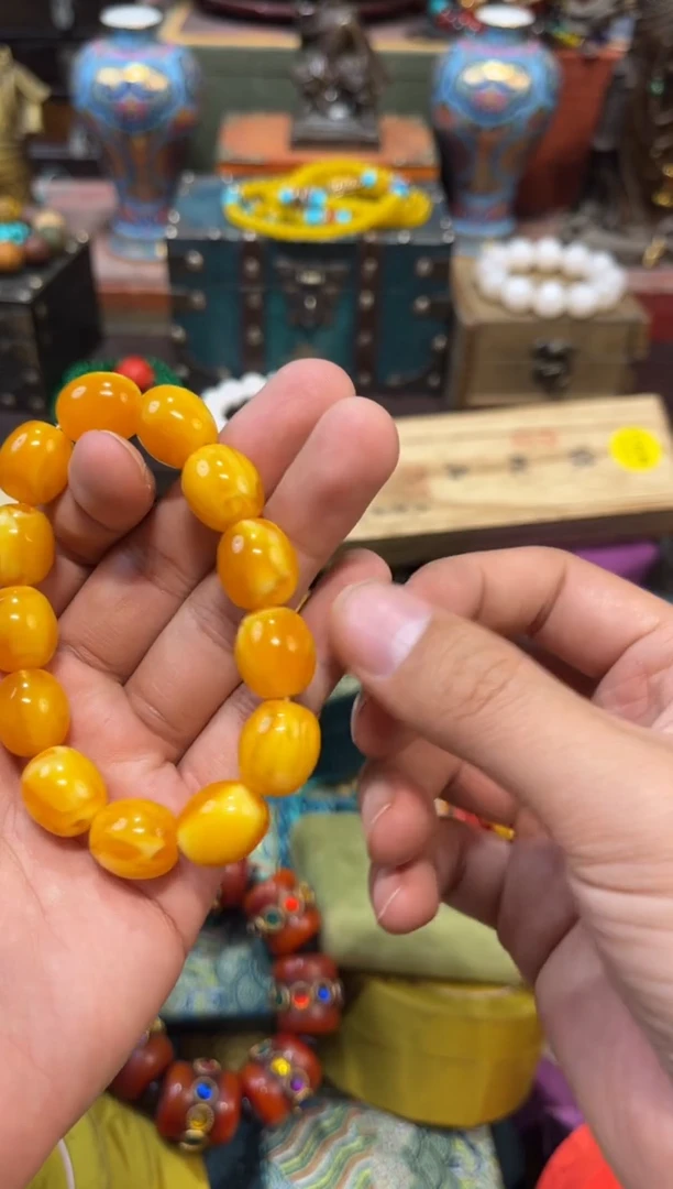 未镶嵌蜜蜡裸石E刘哥高端专属精品26