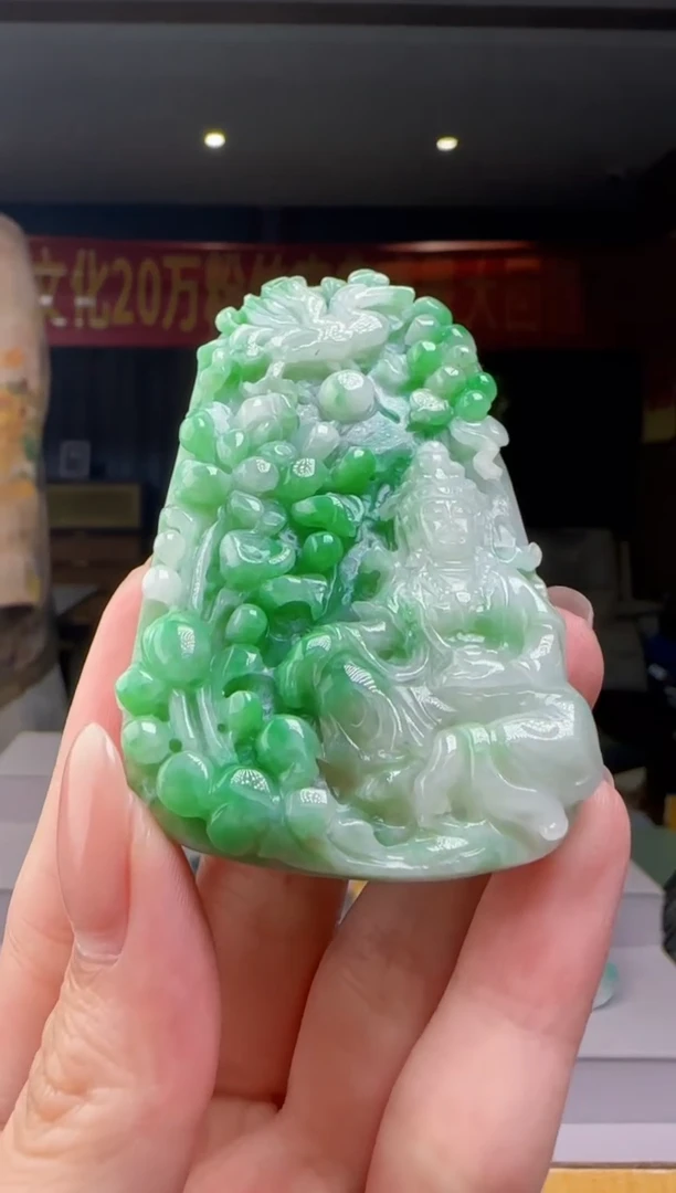 翡翠未镶嵌颈饰CC@@960Q3J18395