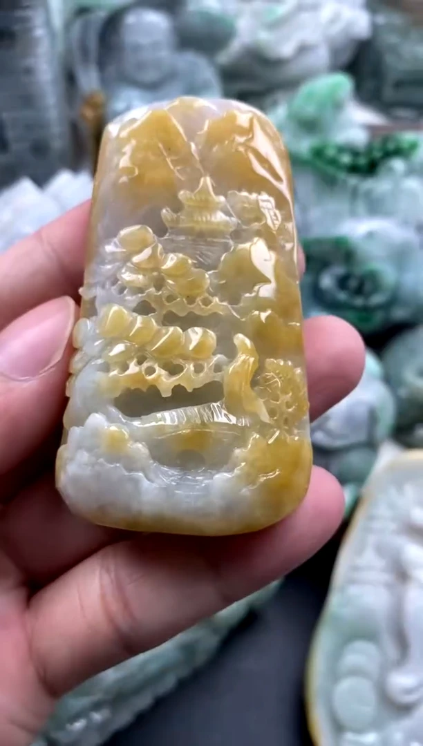 吊坠(不含链)未镶嵌翡翠1