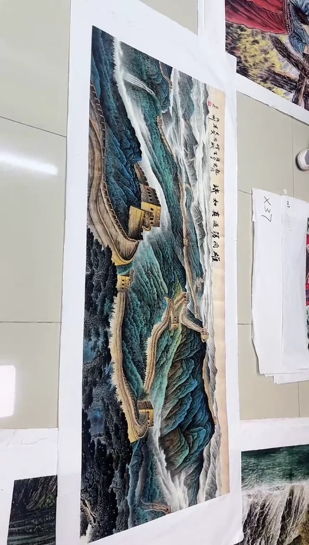 国画九霄甄选国画作品zhb011