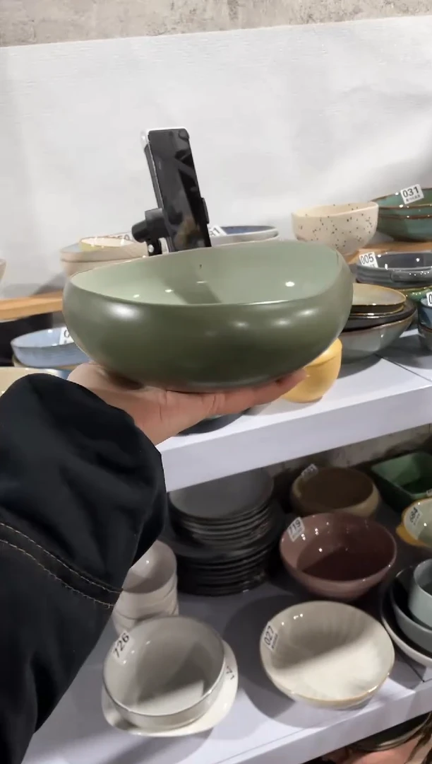 【闪购商品】碗微瑕（1件套）104异型绿碗