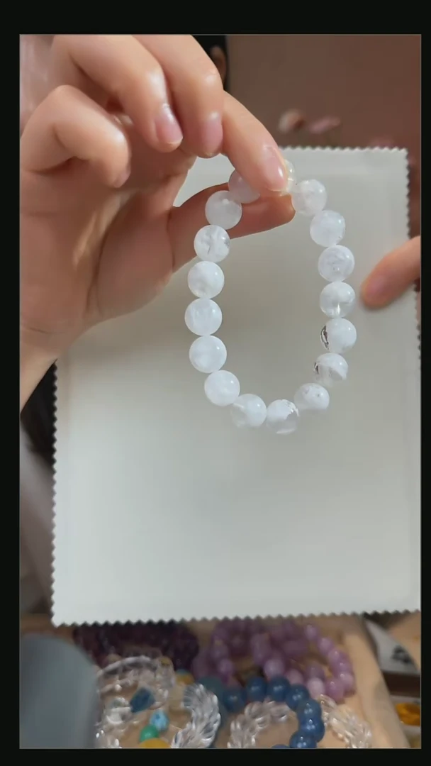 【闪购商品】水晶手串未镶嵌天然幽灵手串12mm