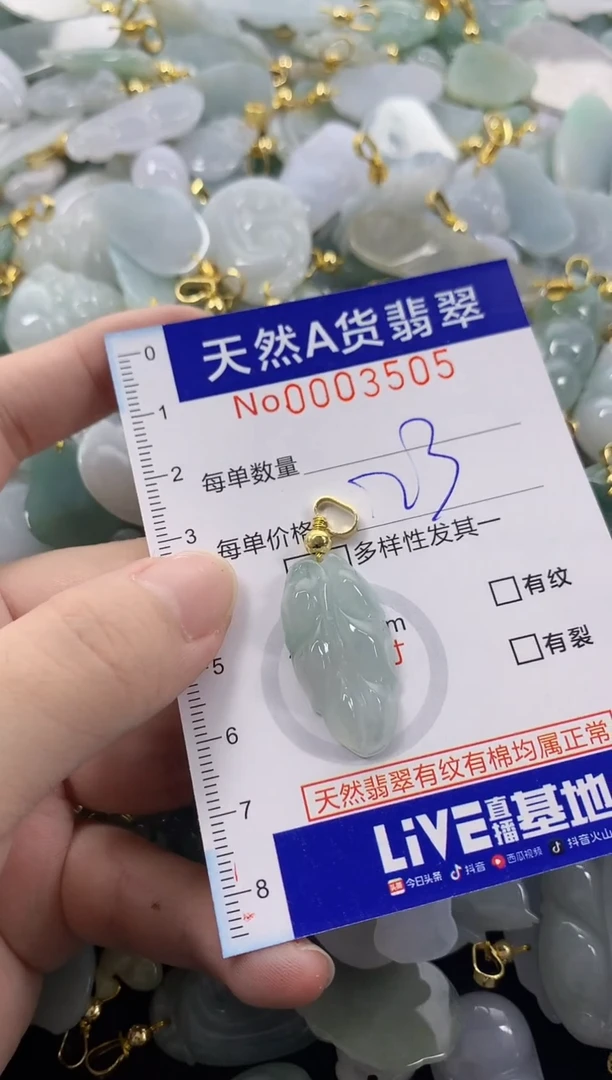 颈饰未镶嵌翡翠天然A货翡翠