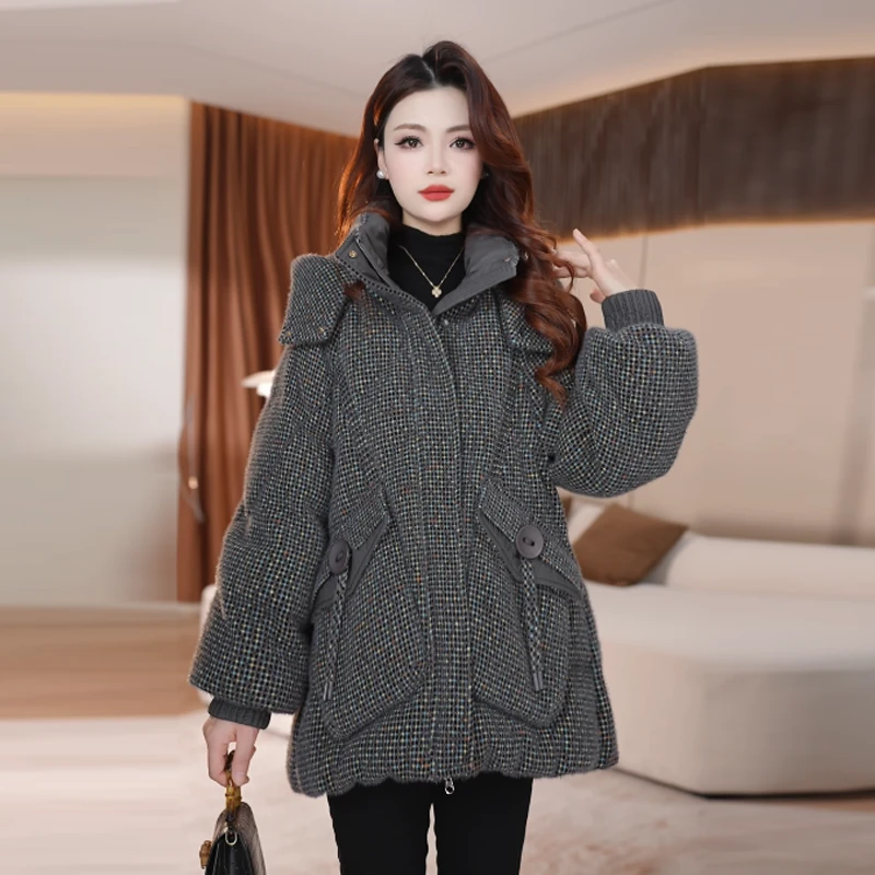 【羽绒服】冬季白鸭绒羽绒服百搭新款时尚莫瑞系穿搭休闲保暖女装