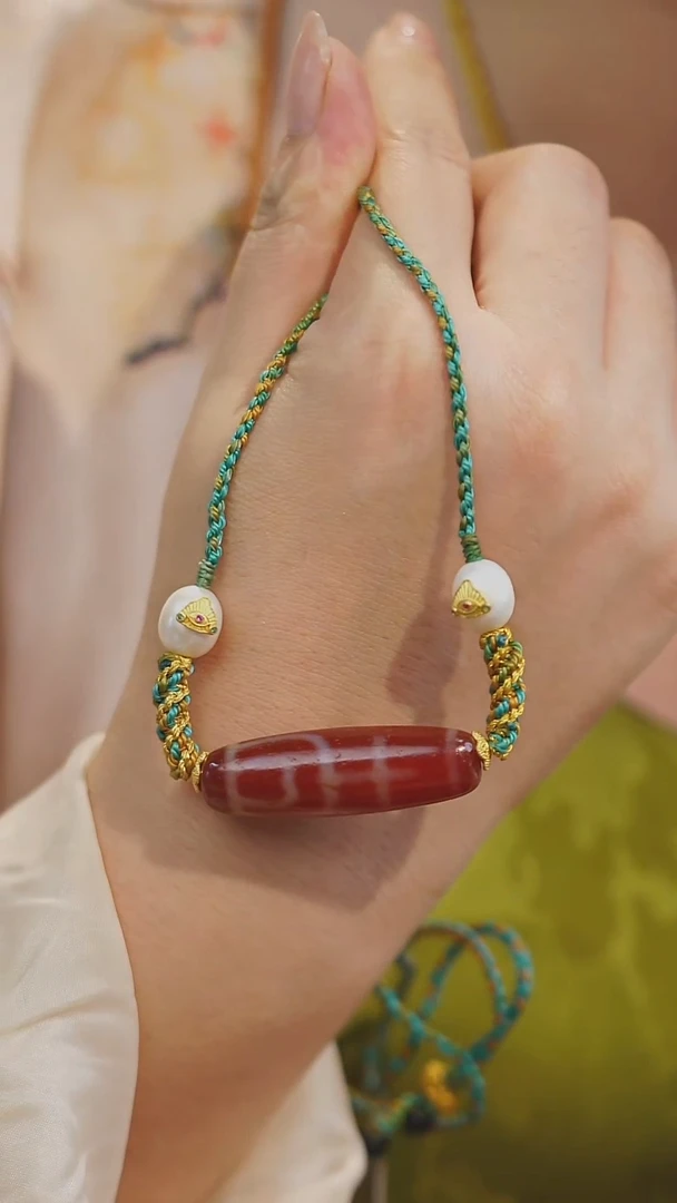 玛瑙/玉髓项链未镶嵌多样性发其一