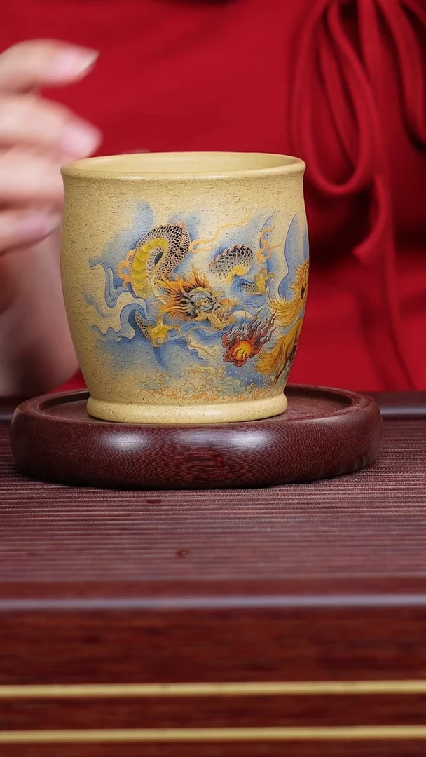 茶杯紫砂宜兴原矿紫砂主人杯