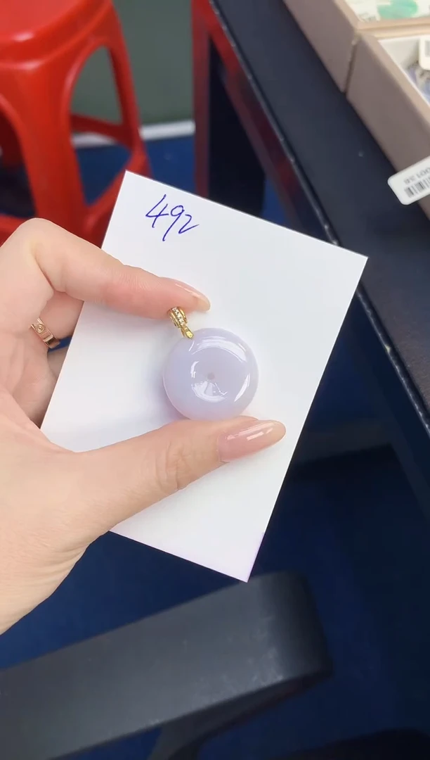 颈饰未镶嵌翡翠天然缅甸A货翡翠