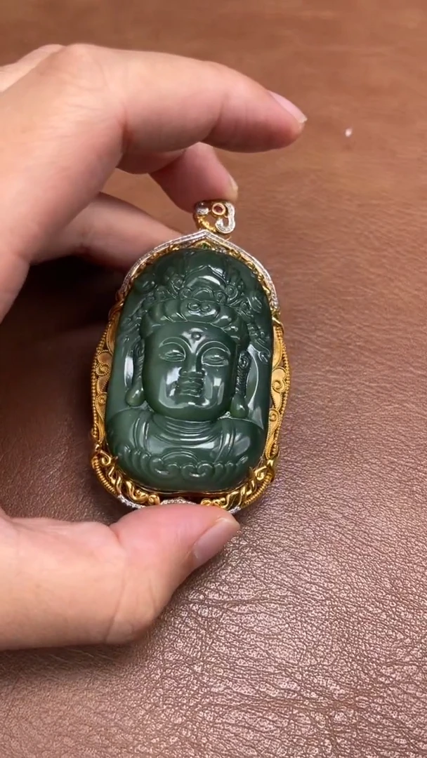 颈饰未镶嵌和田玉越*9.22GZ多样性拍一发一669