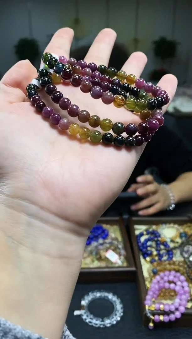 未镶嵌手串碧玺手串703多样性发其一