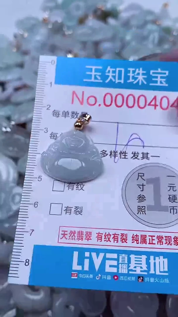 吊坠(不含链)未镶嵌翡翠404