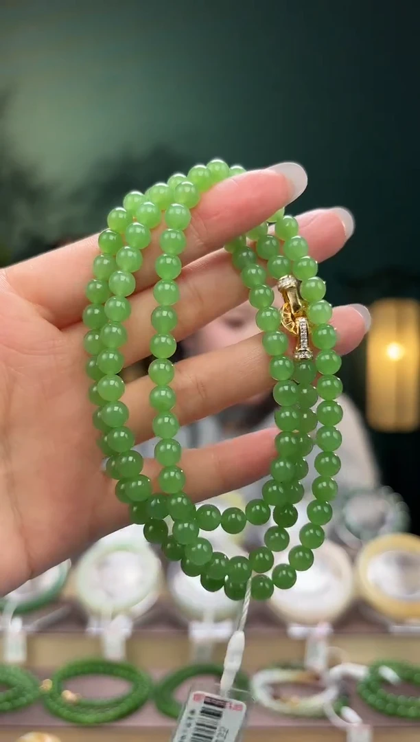 【闪购商品】和田玉项链未镶嵌碧玉项链