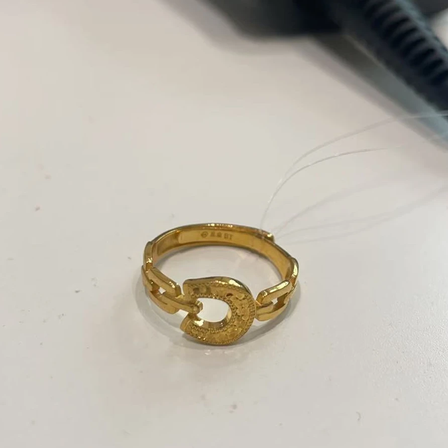 CAIBAI JEWELRY/菜百首饰YQZT菜百首饰足金戒指