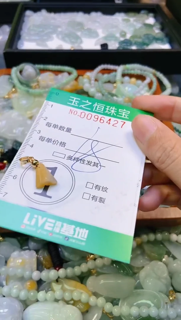 翡翠未镶嵌颈饰闪购0096427