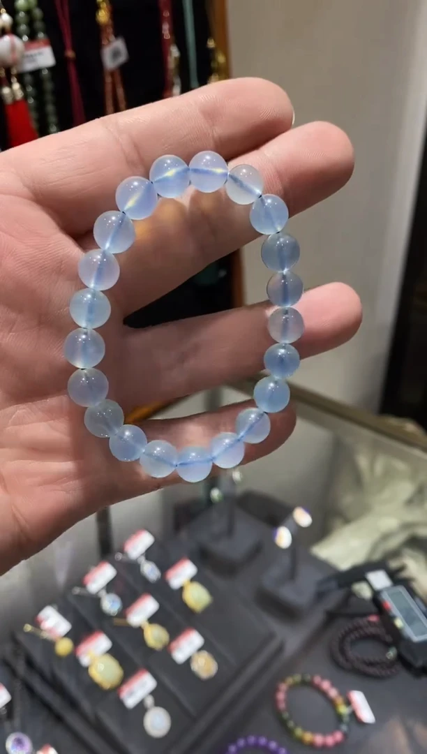 【闪购商品】海蓝宝石手链未镶嵌清仓福利9+