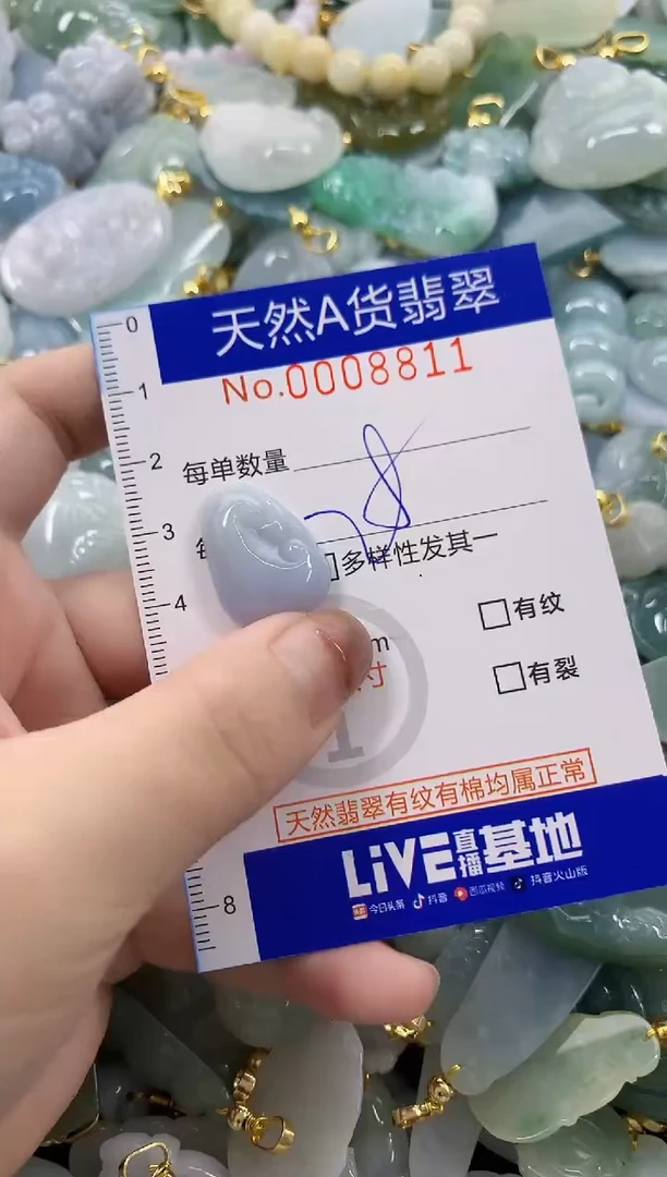 颈饰未镶嵌翡翠天然A货翡翠