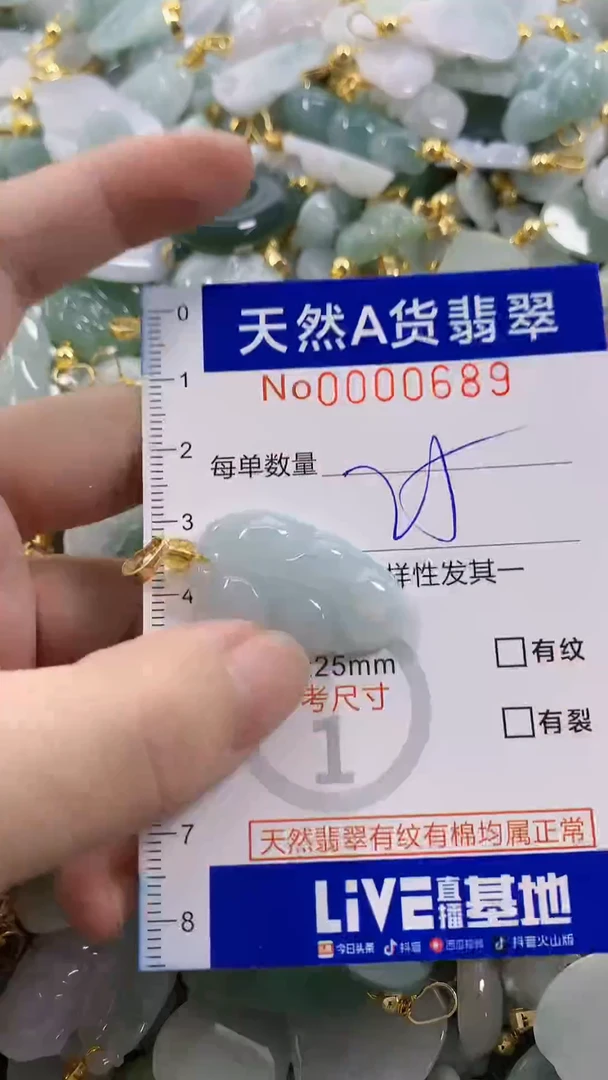 颈饰未镶嵌翡翠天然A货翡翠