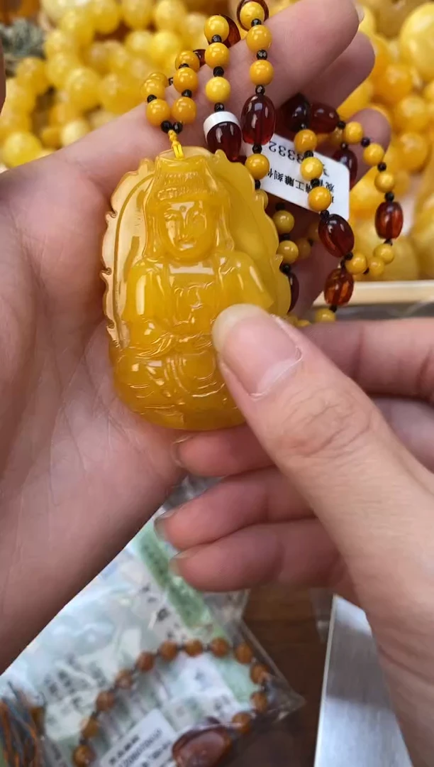 裸石琥珀未镶嵌天然琥珀蜜蜡