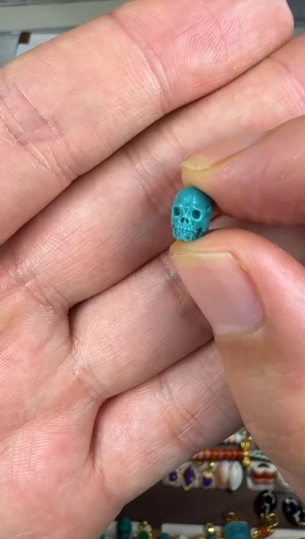 绿松石未镶嵌颈饰松石配饰