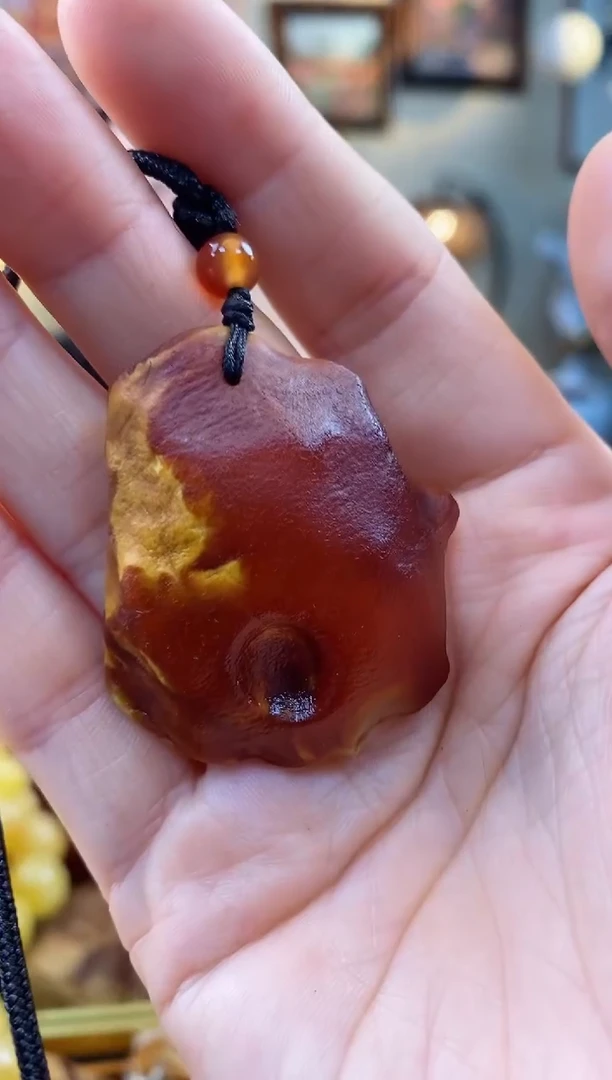 【闪购商品】琥珀颈饰未镶嵌吊坠