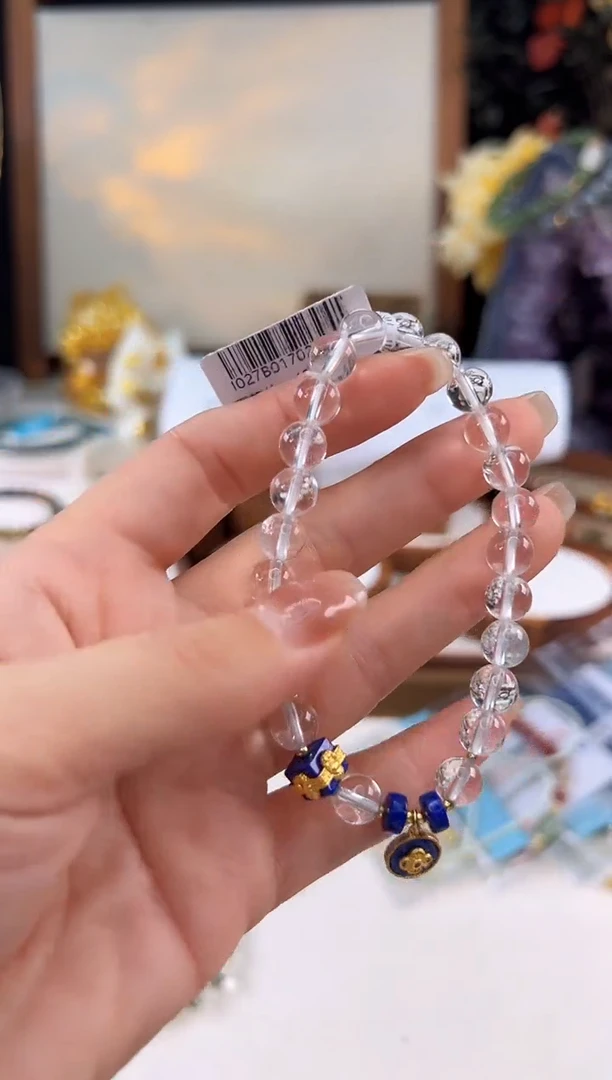 手绳银S925镶嵌水晶@@I027B017021