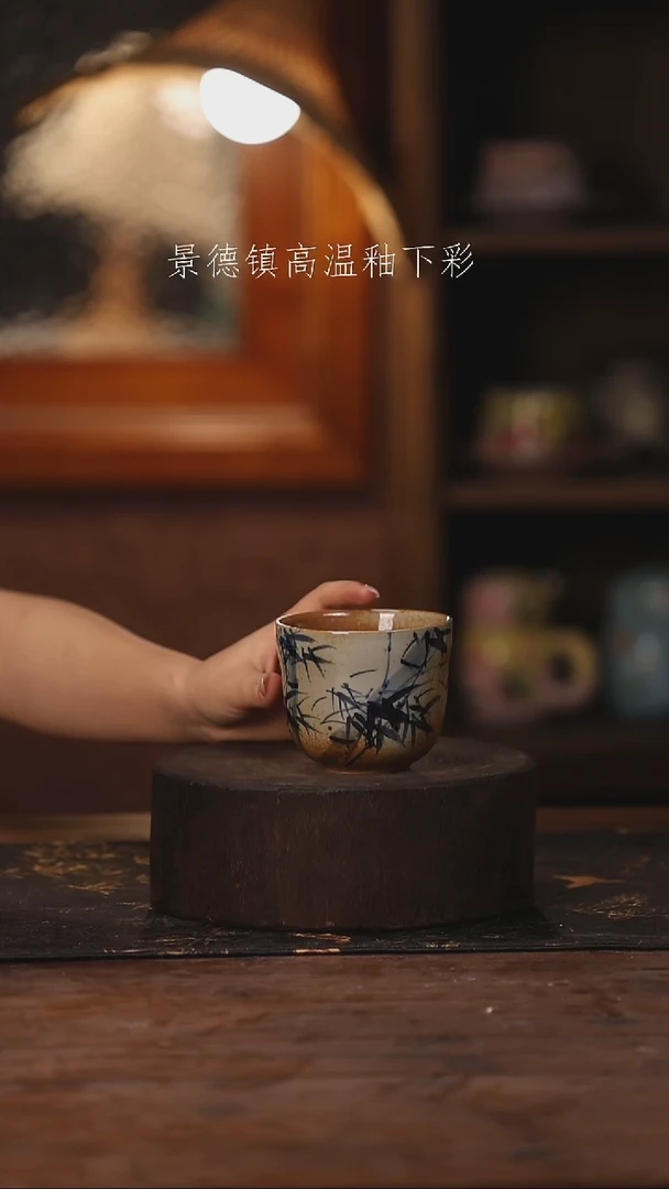 陶瓷景德镇高温釉下手绘陶瓷188
