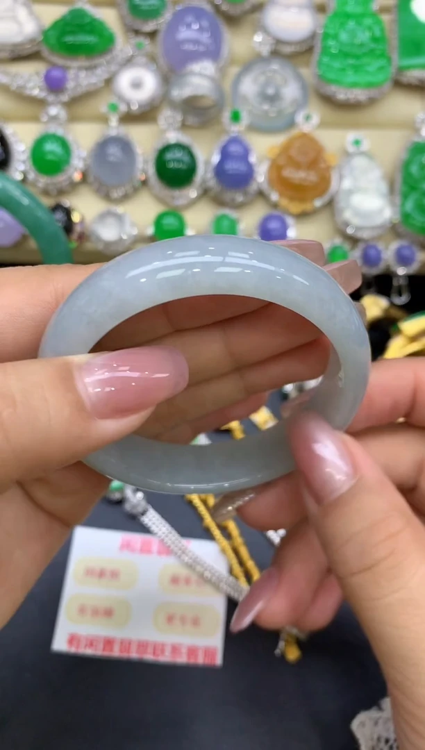 未镶嵌手镯翡翠138-中国好珍宝