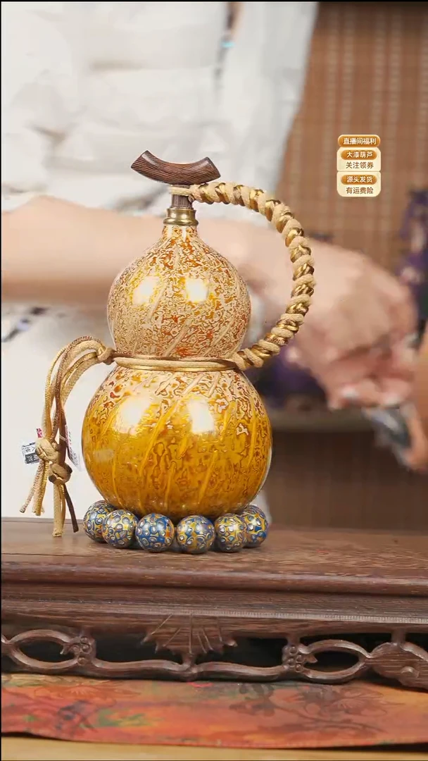 WG208漆艺酒葫芦不包手串