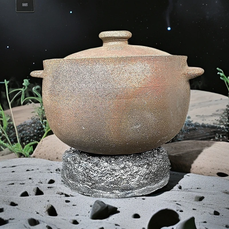 荥经砂器荥经砂锅煲汤家用明火陶土沙锅炖汤煲汤锅煮粥砂锅燃气灶