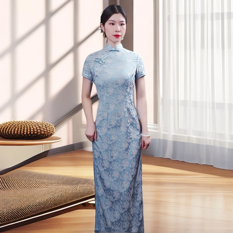 柔情  2025新款改良旗袍气质日常优雅经典修身