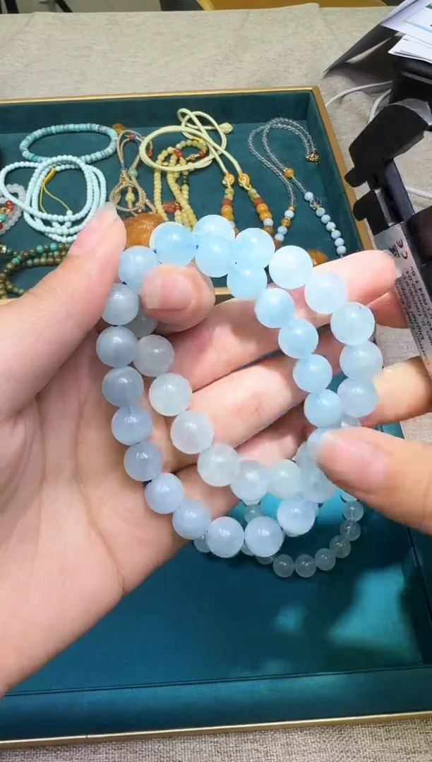 未镶嵌手链海蓝宝石多样性发一件 413