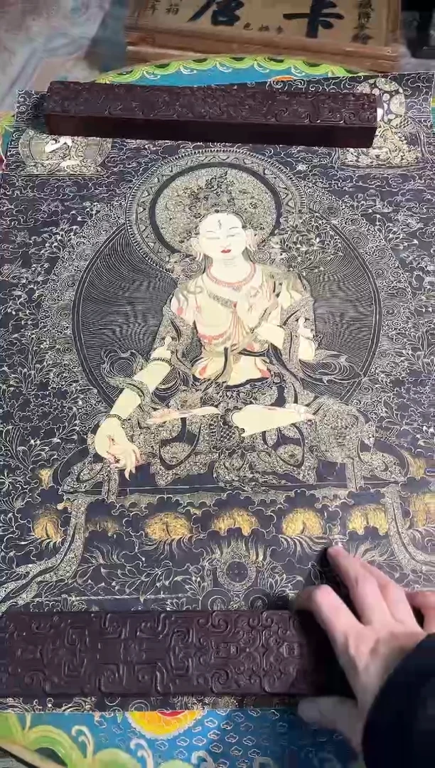 卷轴画路路的唐卡tk160