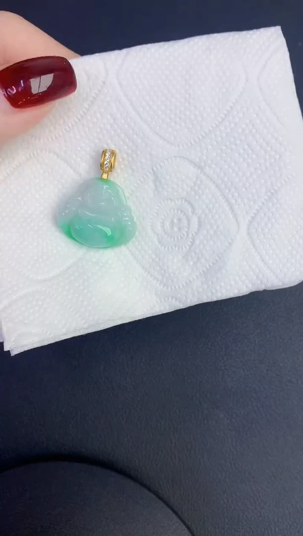 颈饰未镶嵌翡翠缅甸天然翡翠A货