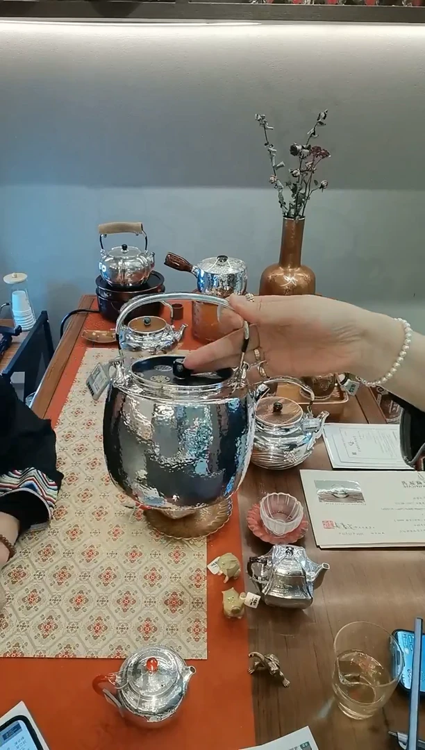 臻宝堂花开四季煮水壶