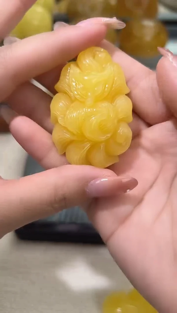 裸石琥珀未镶嵌琥珀蜜蜡吊坠