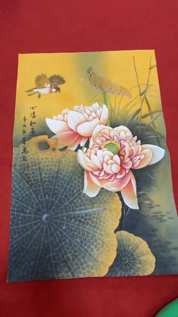 国画国画字画小姐姐真好看