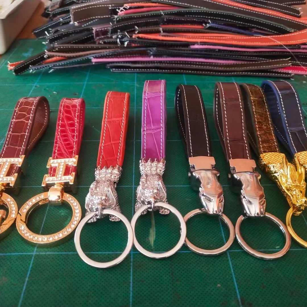 鳄鱼皮钥匙扣真鳄鱼保真