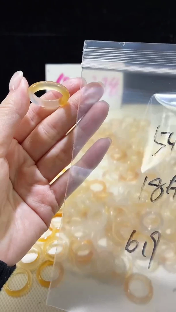 未镶嵌戒指玛瑙/玉髓安**鱼54